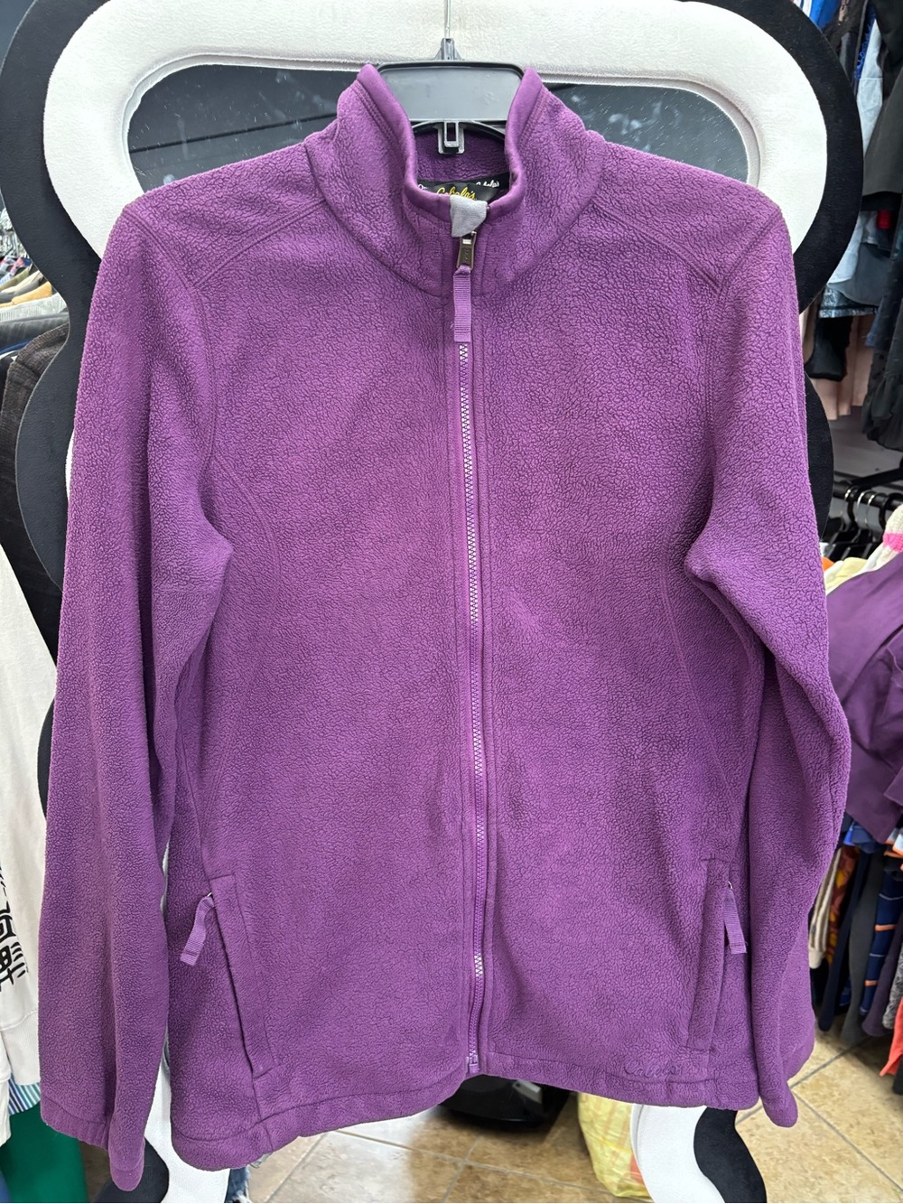 Cabela's Women's Purple Full-Zip Fleece Jacket